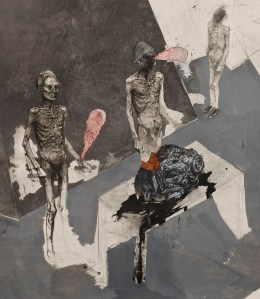 Trapezoid I (Detail). 2010. .75×1.5m graphite/ink/charcoal Defty K. Menglesis | menglef.org