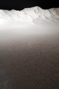LABYRINTH Installation - Jan - Feb, 2011. Salt. 3.2 x 11m. (C) Motoi Yamamoto | motoi.biz